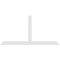 Ekena Millwork Portland Architectural Grade PVC Gable Bracket, 108"W x 54"H x 2"D x 6"F, 12/12 Pitch GBP108X54X0206POR00 - alternate 3